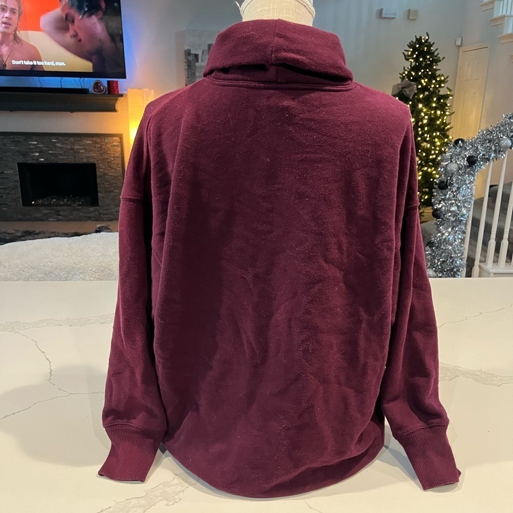 Aerie Deep Purple Turtleneck Sweater women’s m - Picture 3 of 5